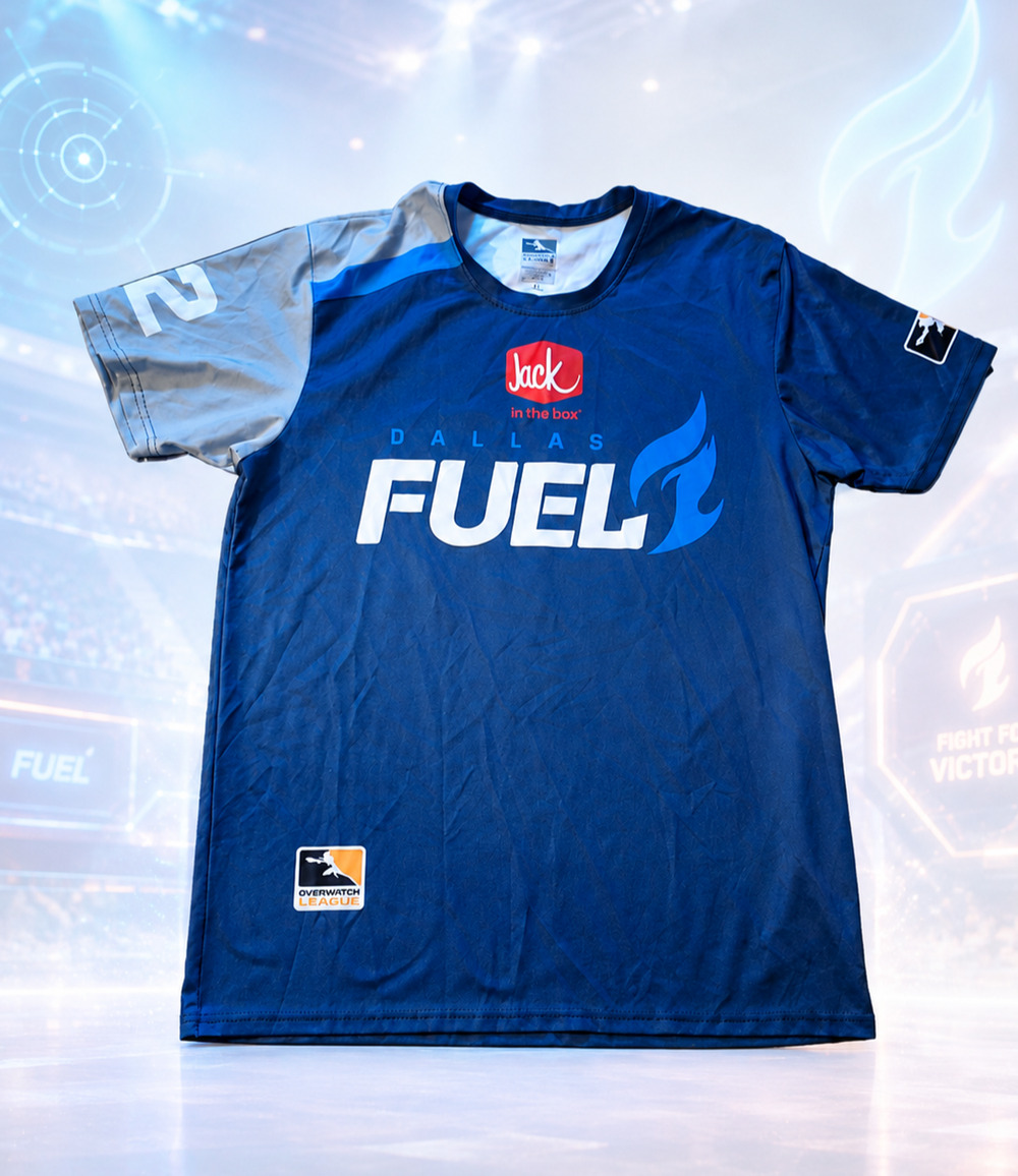 Rare xQc Dallas Fuel #12 Overwatch League 2018 Jersey XL Into The AM Official
